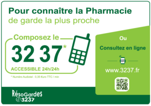 3273 - Connaitre la pharmacie de garde
