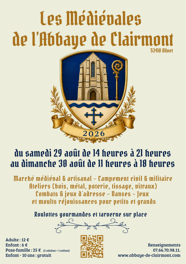 Les Médiévales de l&rsquo;Abbaye de Clairmont