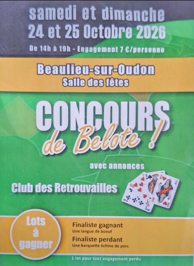 CONCOURS de Belote